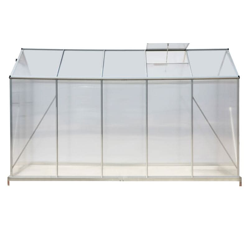 Aluminium Hobby Greenhouse with Window Opening