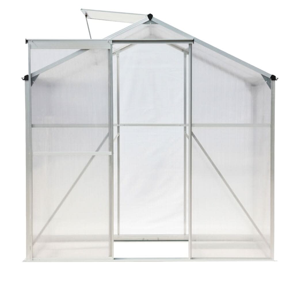 Aluminium Hobby Greenhouse with Window Opening With Base/Without Base