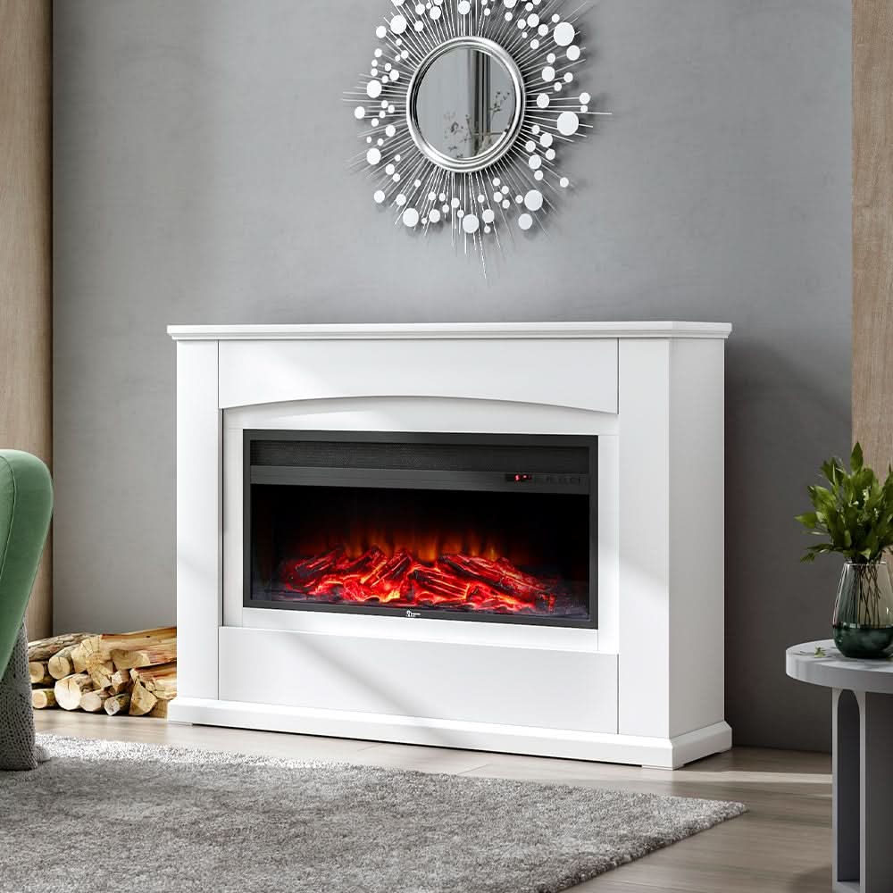 48 Inch Inset Electric Fireplace with LCD Display Freestanding Fireplaces