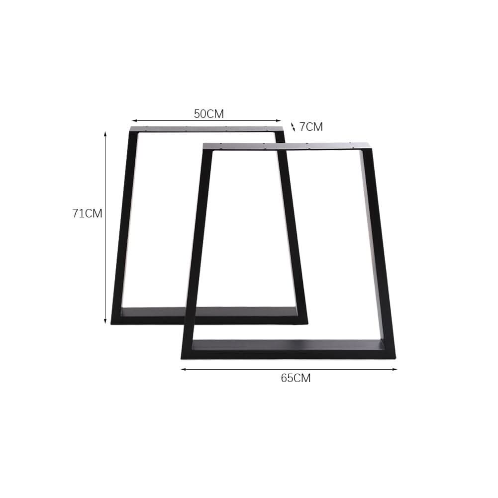 Industrial Set of 2 Table Legs DIY Steel Furniture Legs