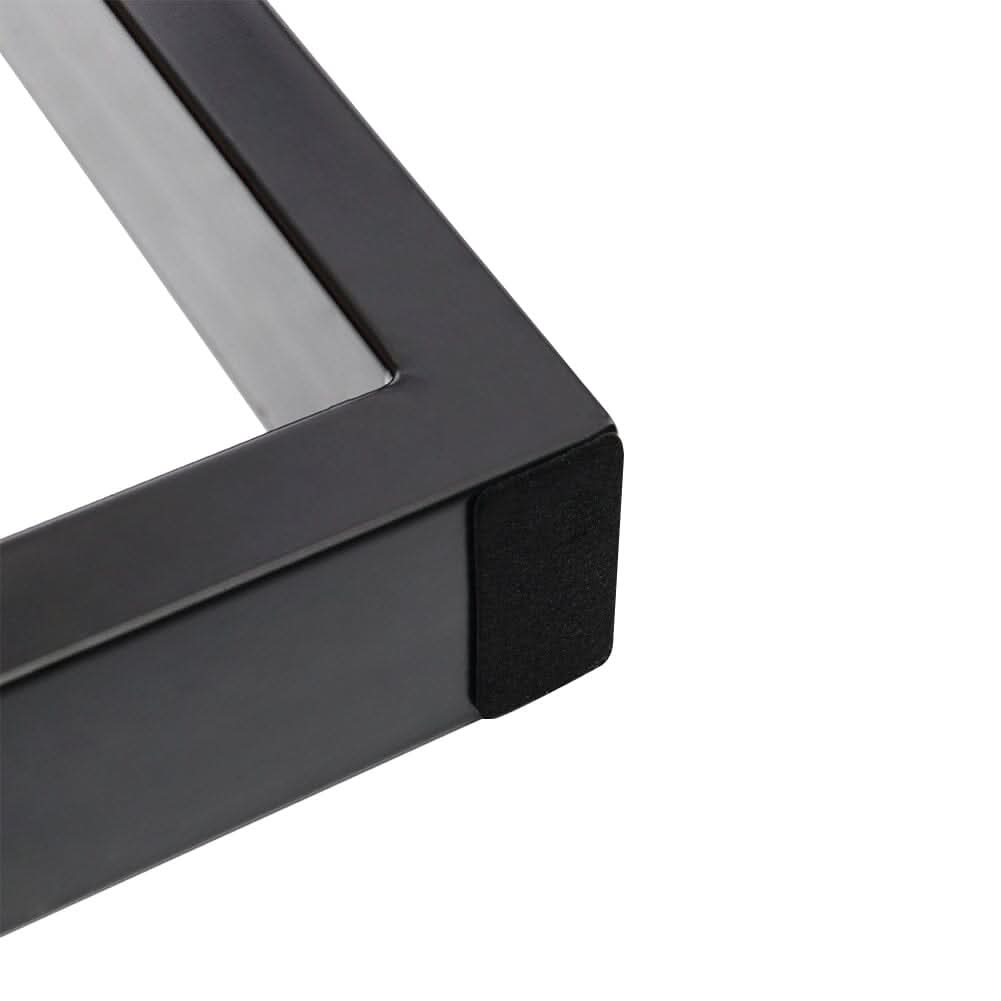 Set of 2 Industrial Heavy Duty Rectangular Metal Table Legs