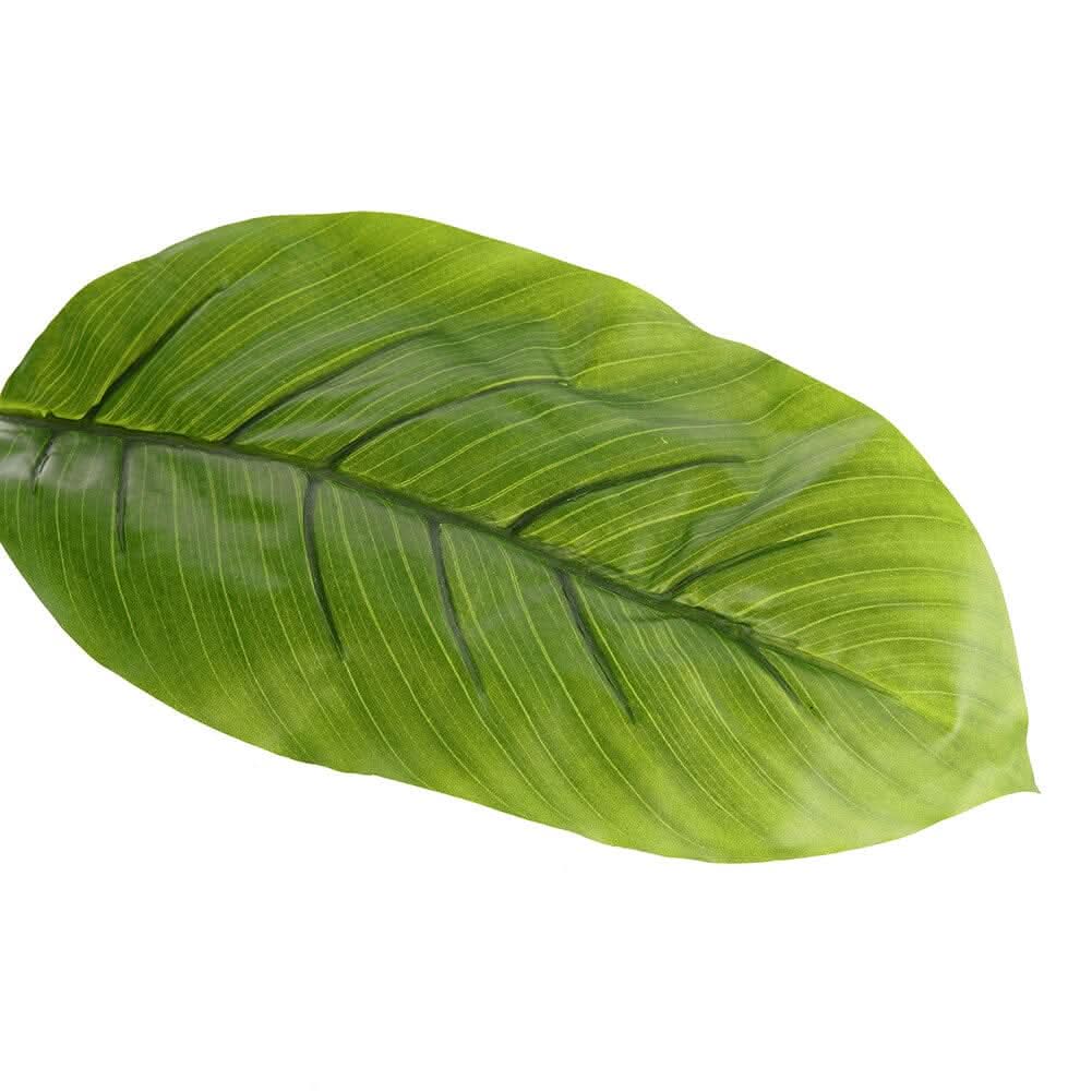 Artificial Tropical Plant with Plastic Flowerpot Home