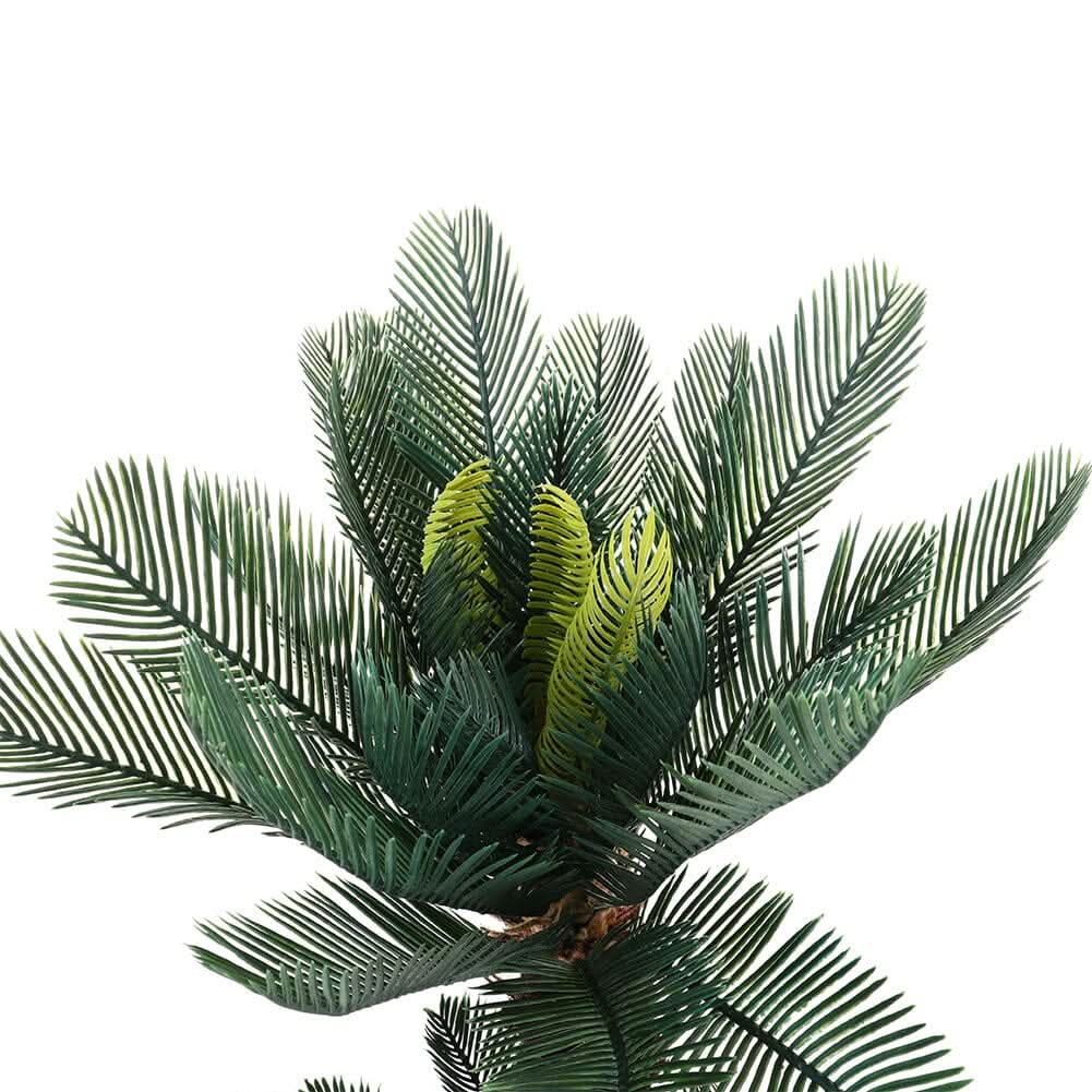 Artificial Double Cycas Decorative Plant in Planter
