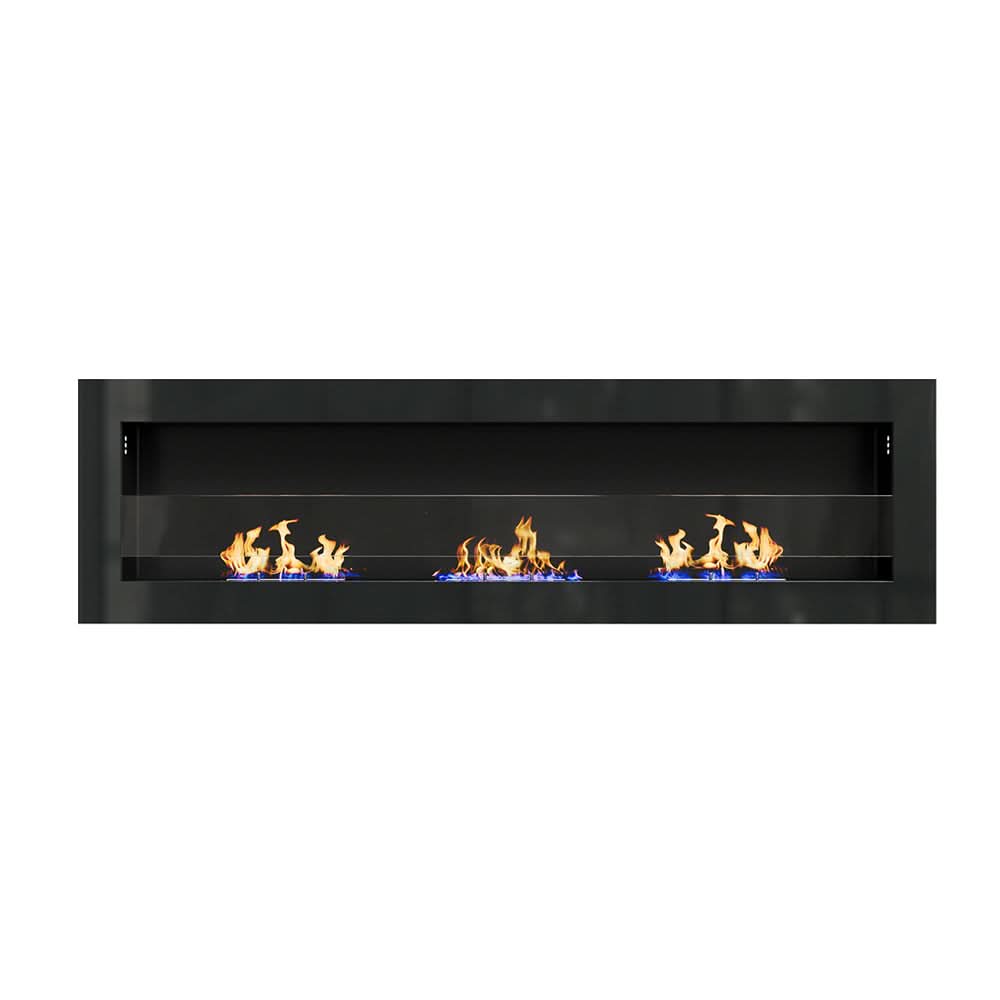 55 Inch Bio Ethanol Fireplace Wall Mounted Insert Biofire 4 Colour Options