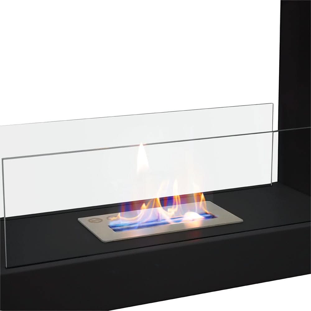 78cm W Bio-Ethanol Fireplace Freestanding Heater Real Fire