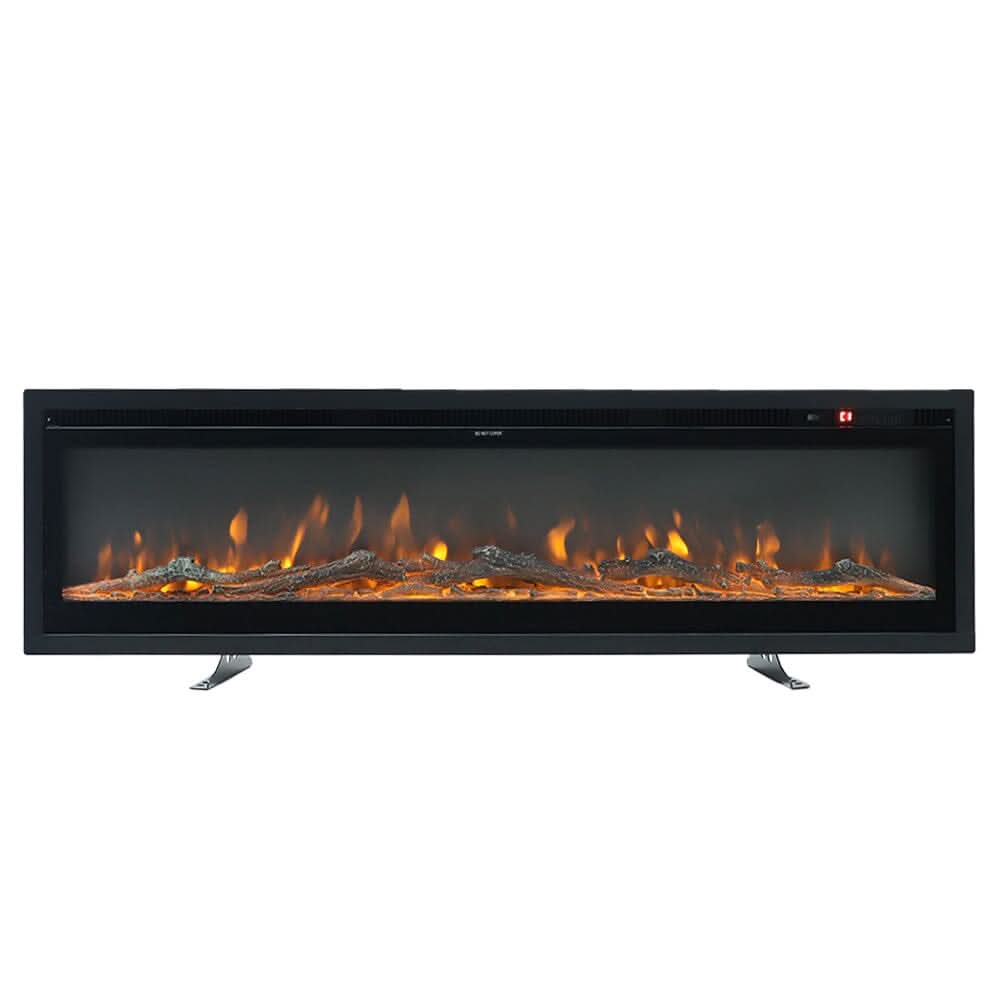70/80/100 Inch Electric Fireplace with Remote 9 Flame Colours Freestanding Fireplaces
