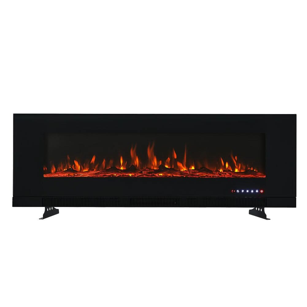 50/60 inch Wall Mounted Electric Fireplaces 5000BTU Inset Fireplace Heater