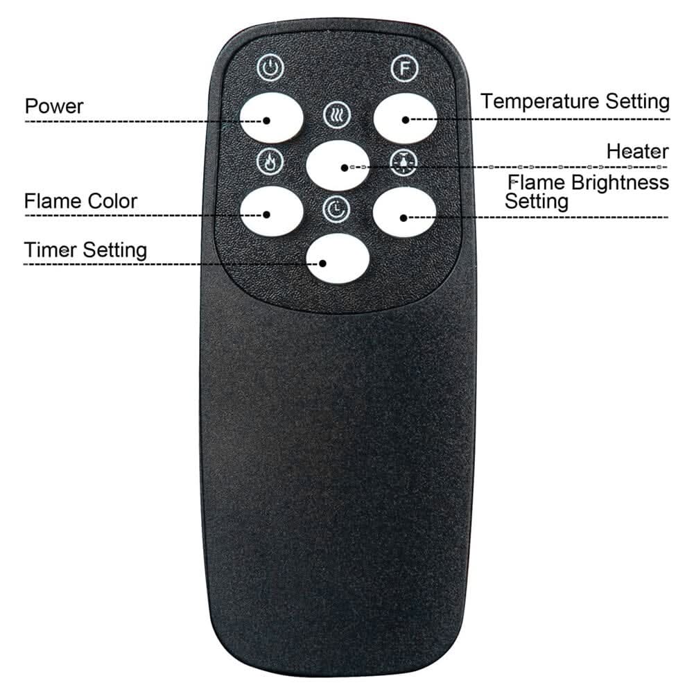 50/60 inch Wall Mounted Electric Fireplaces 5000BTU Inset Fireplace Heater
