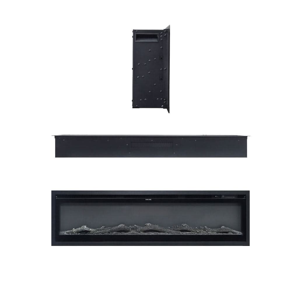 70/80/100 Inch Electric Fireplace with Remote 9 Flame Colours Freestanding Fireplaces