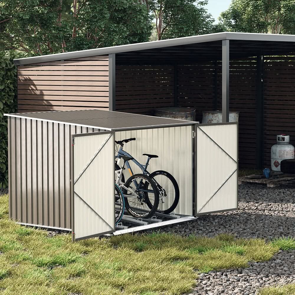 6×6FT Outdoor Lockable Bike Storage Shed