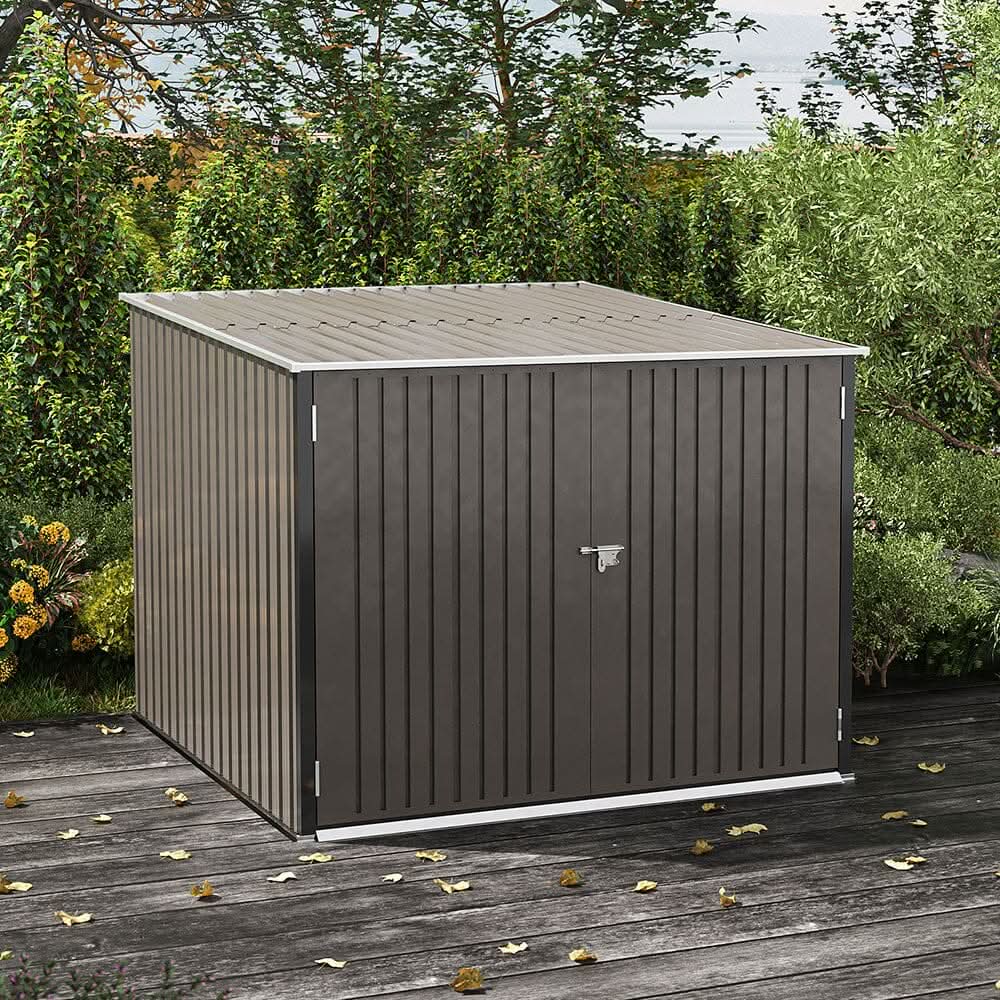 6×6FT Outdoor Lockable Bike Storage Shed
