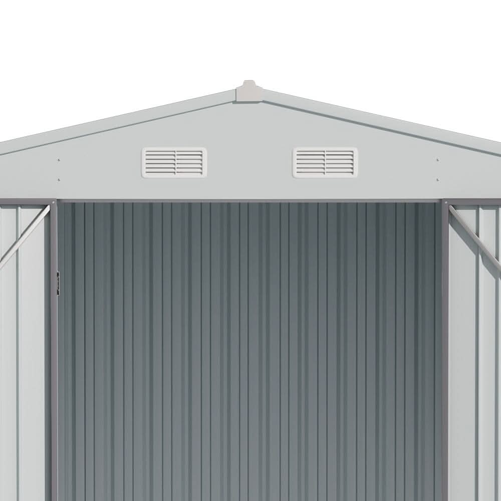 3×5 ft/ 4×6ft/ 6×8 ft/ 10×8ft/ 10×10ft/ 10×12ft Metal Outdoor Garden Storage Shed Motorcycle Sheds with Lockable