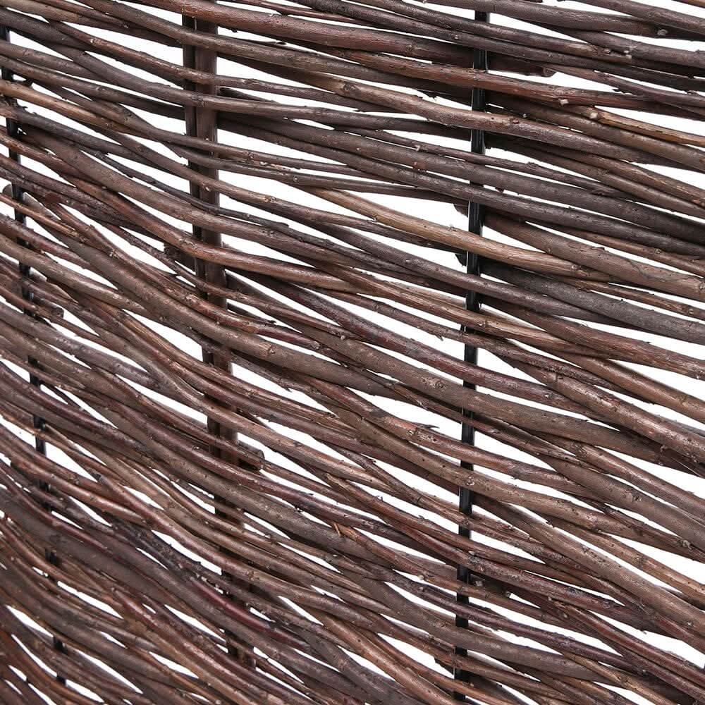 Trash Can Fence Wicker Privacy Fence