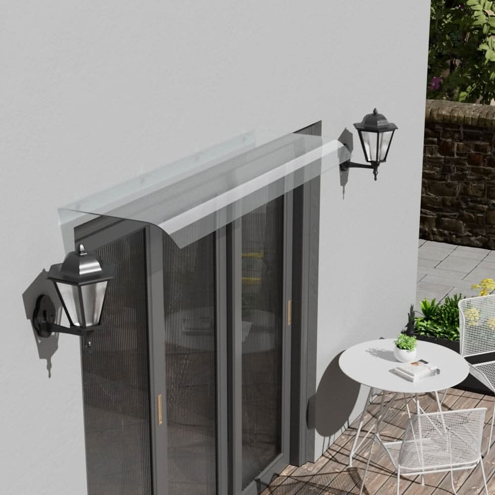1M / 1.2M / 1.6M / 2M Transparent Awning Canopy for Window and Door
