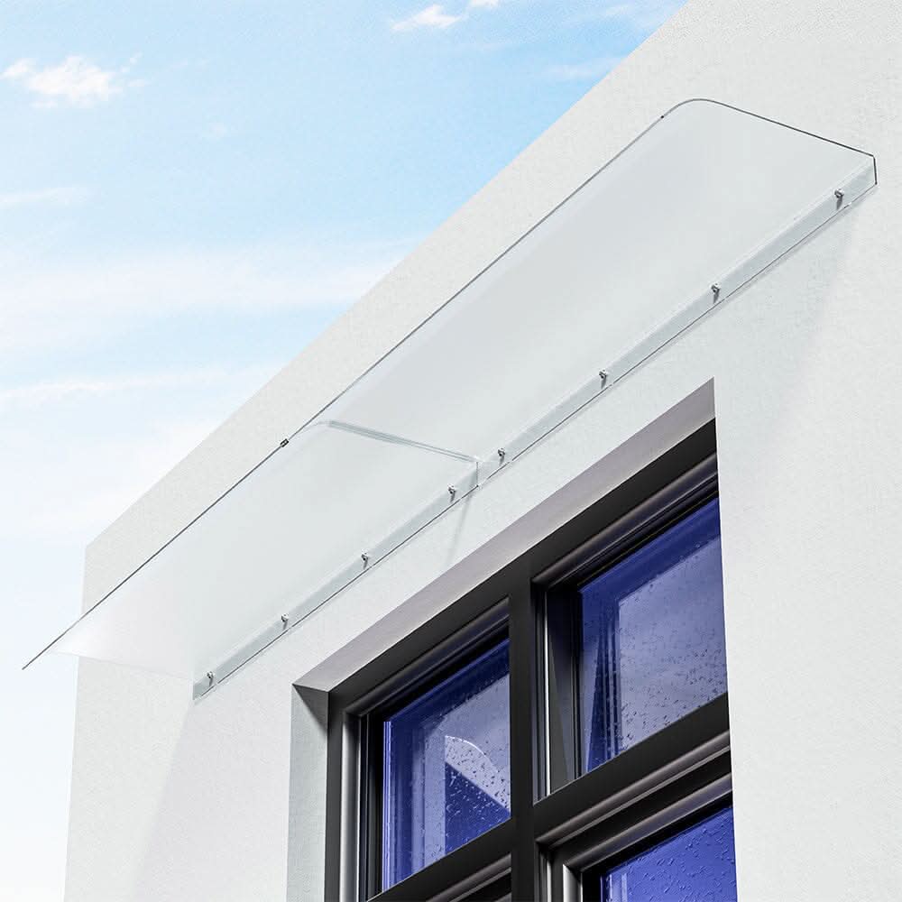 Frosted Window Door Awning Canopy 50cm Arc Length