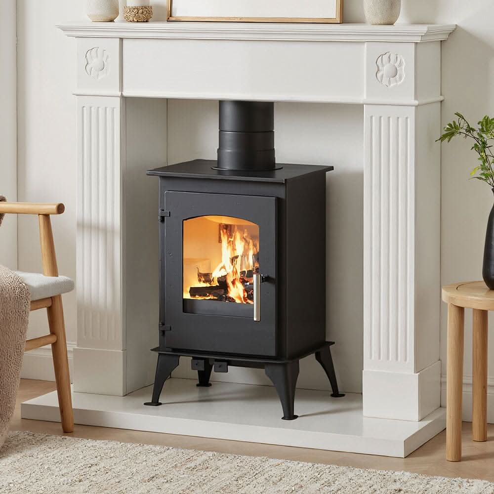 Cast Iron Fireplace – Victorian Style Wood Burning Fireplace Insert & Freestanding Heater