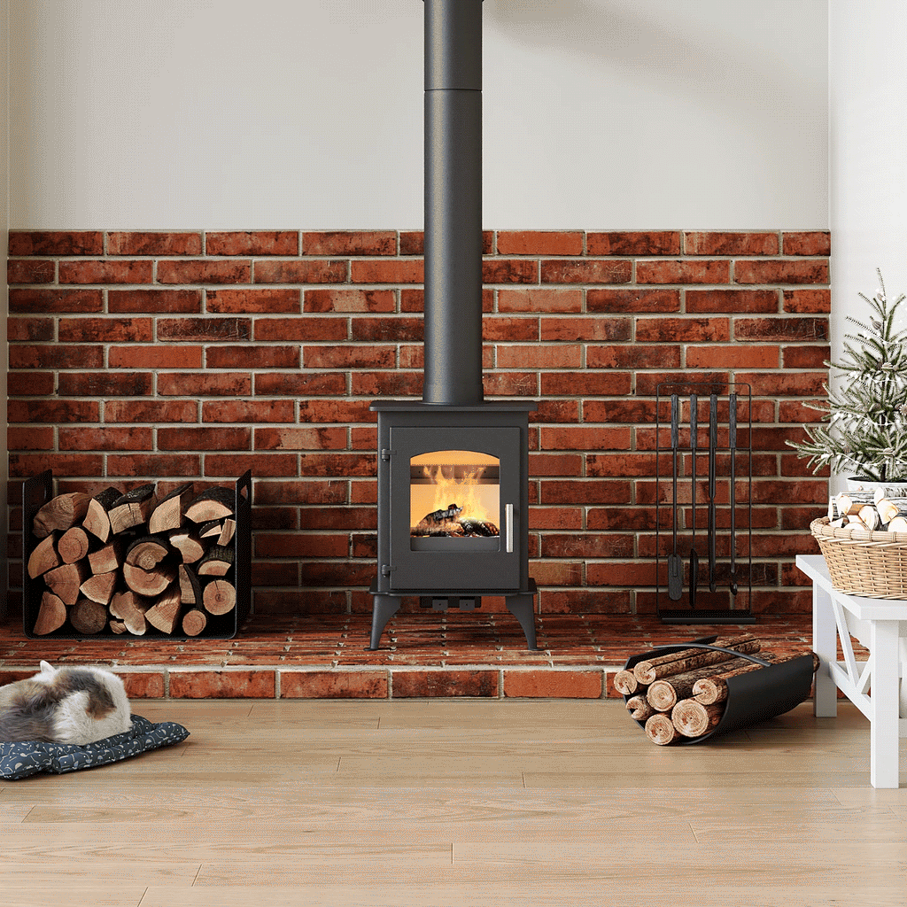 Cast Iron Fireplace – Victorian Style Wood Burning Fireplace Insert & Freestanding Heater