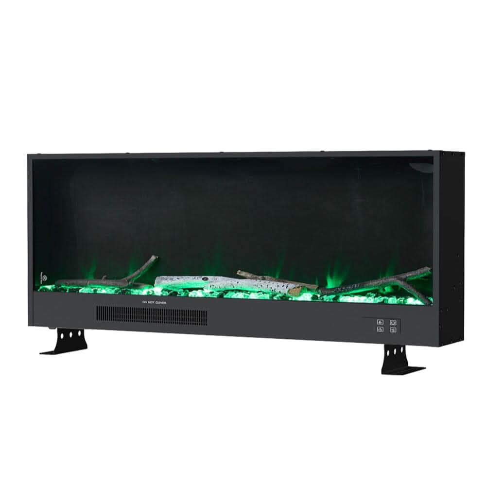 Smallbee 33/46/58inch WiFi Electric Fireplace with LED Display & Realistic Flame Effect
