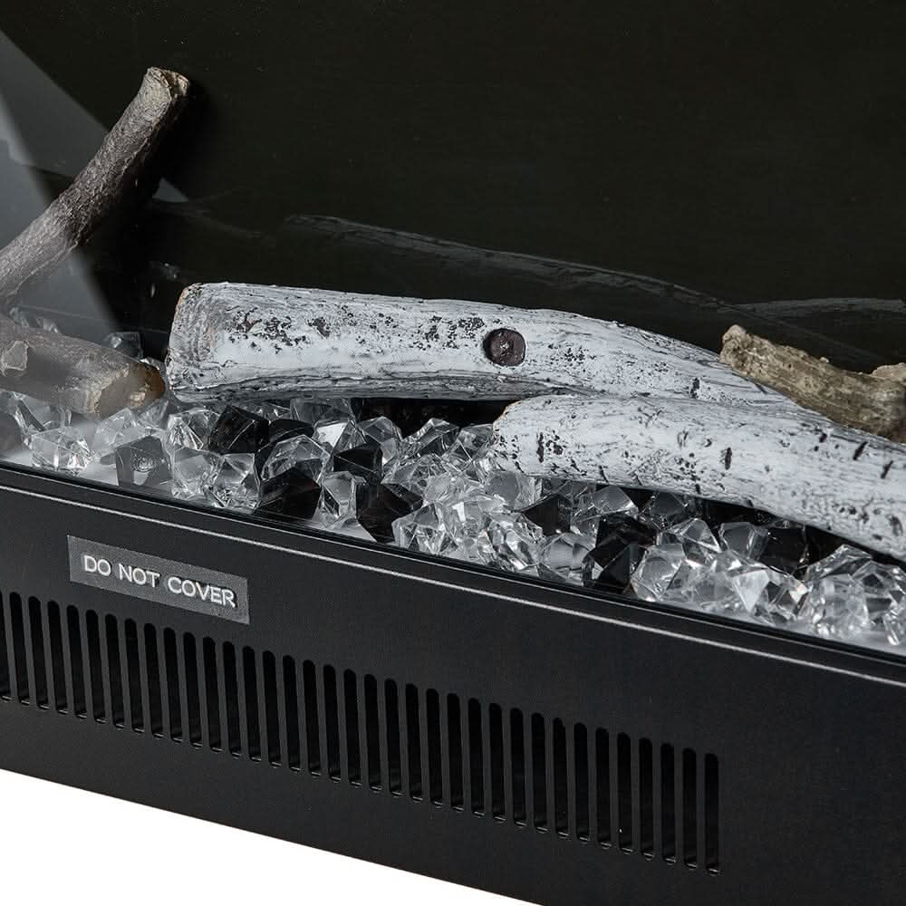 Smallbee 33/46/58inch WiFi Electric Fireplace with LED Display & Realistic Flame Effect