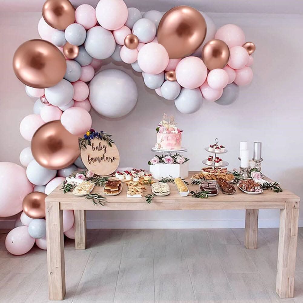 60pcs Wedding and Birthday Decoration Polka Dot Balloon Set 2