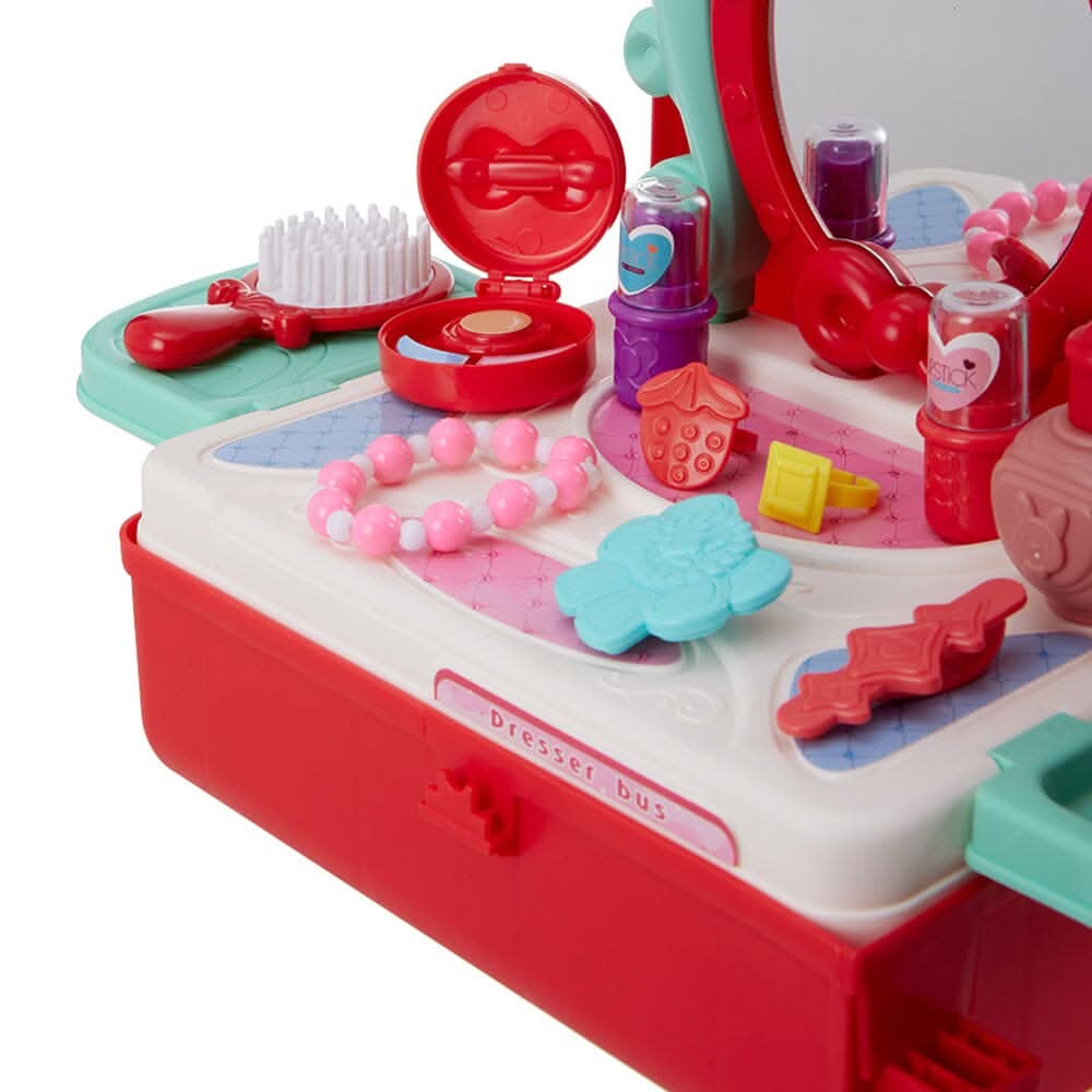 Joyful Bus Vanity Table for Kids