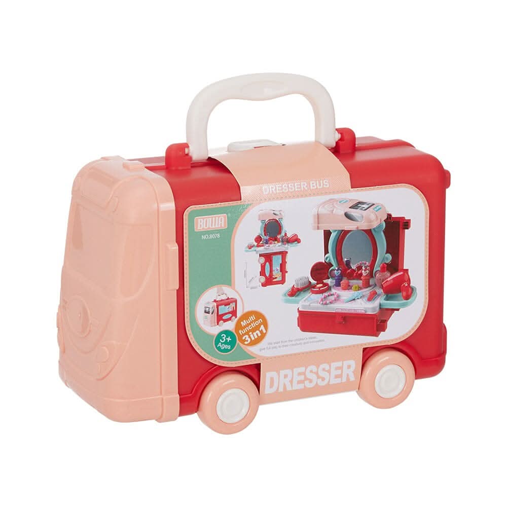 Joyful Bus Vanity Table for Kids