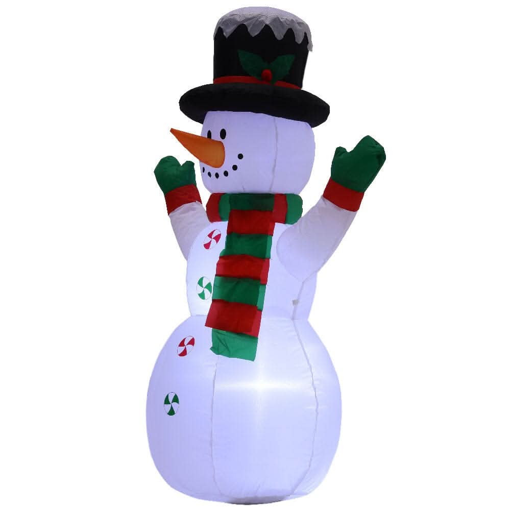 Inflatable Snowman 120cm Christmas Decoration