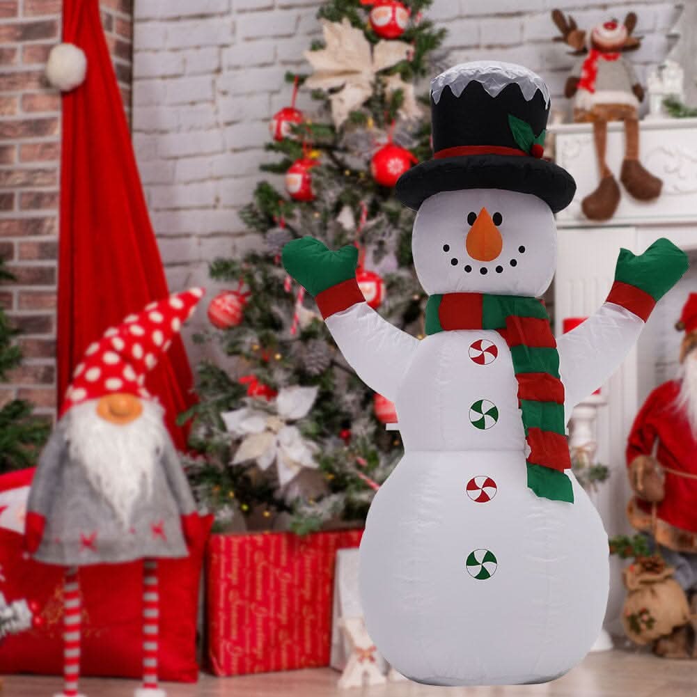 Inflatable Snowman 120cm Christmas Decoration