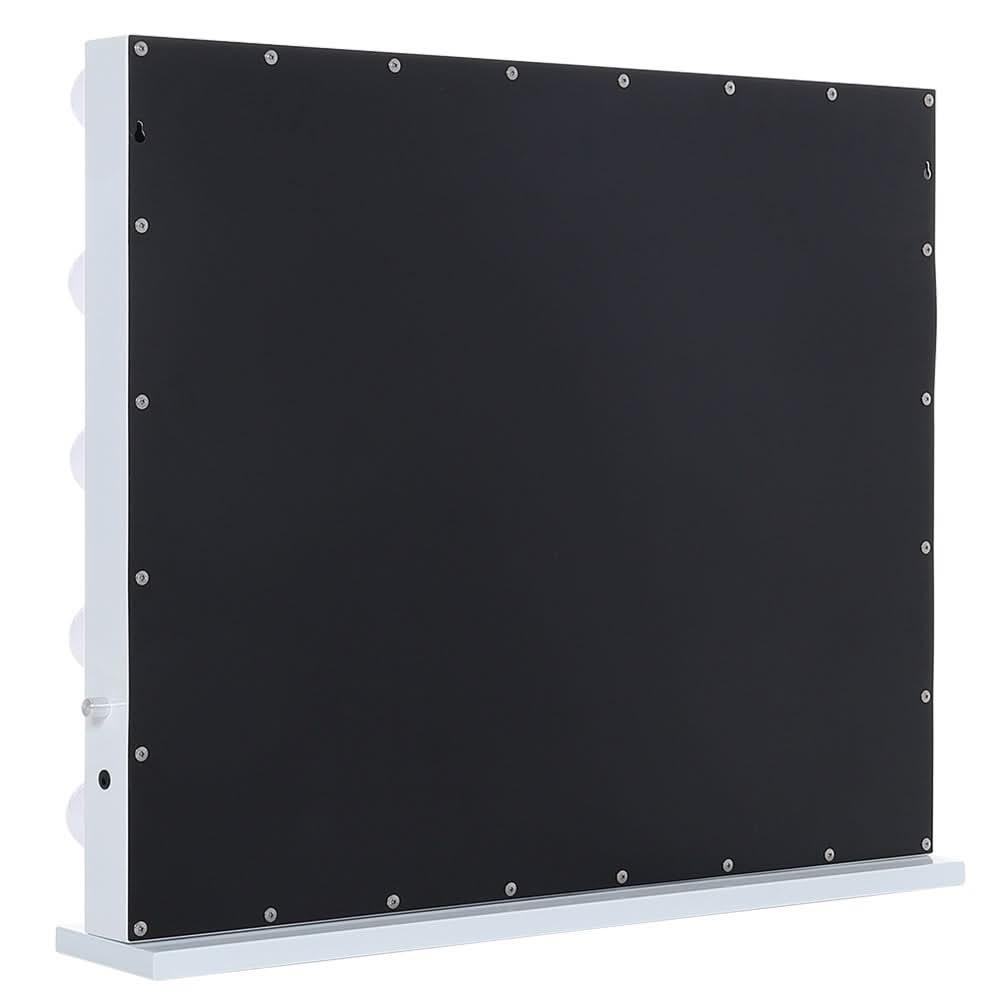 Metal Bulb Makeup Mirror for Tabletop