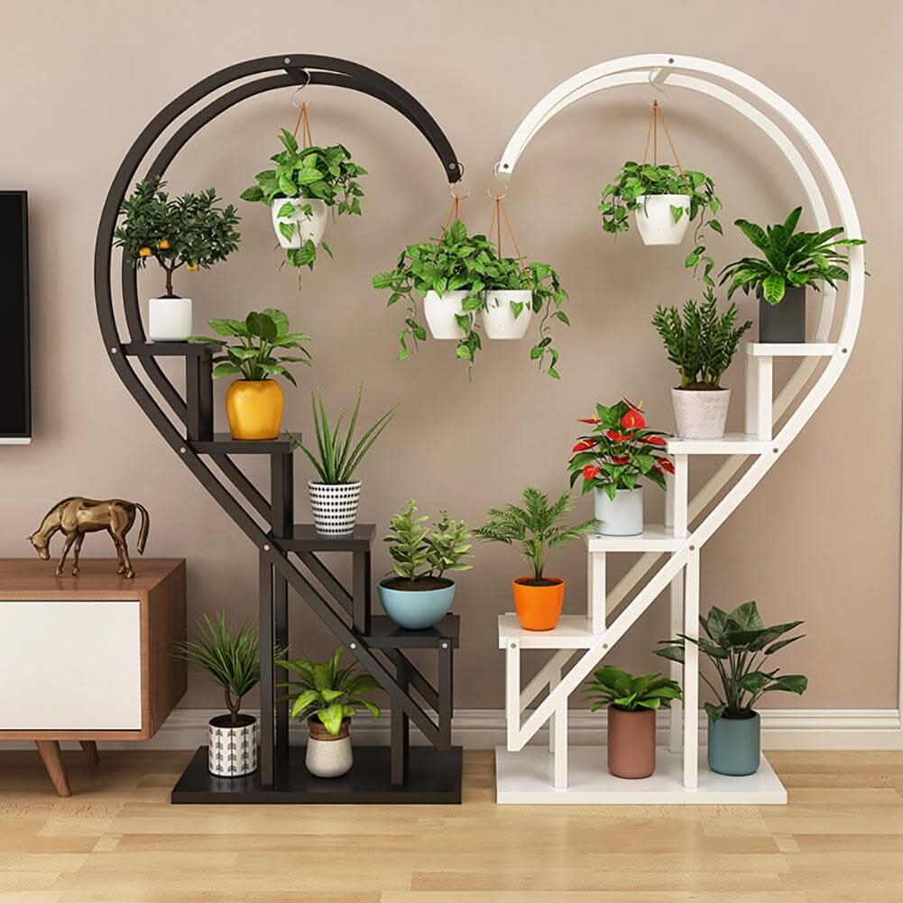 Creative Curved 4 Tier Plant Stand Bonsai Display Shelf