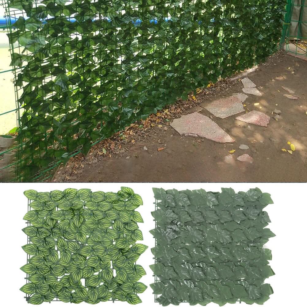 6PCS Artificial Grape Leaves Privacy Fence