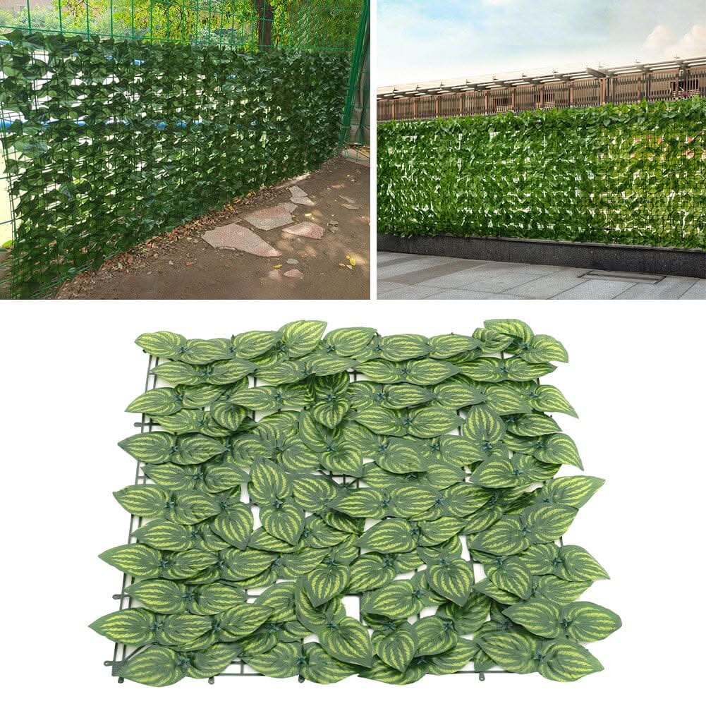 6PCS Artificial Grape Leaves Privacy Fence