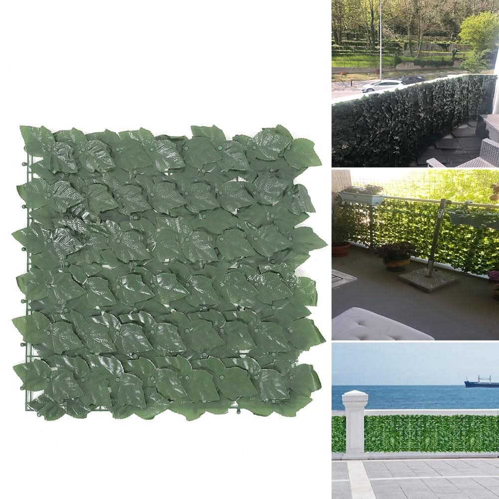 6PCS Artificial Grape Leaves Privacy Fence