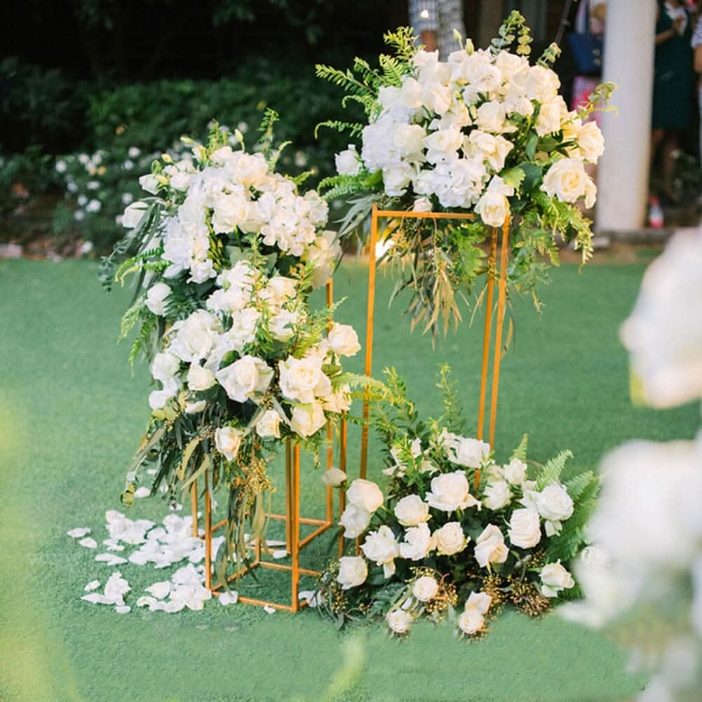 Metal Column Flower Stand for Wedding Decoration Can be Disassembled