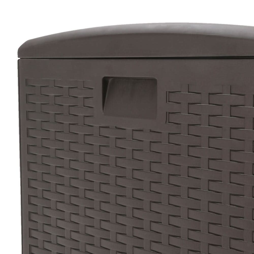 127cm W Rattan Garden Storage Outdoor Deck Box