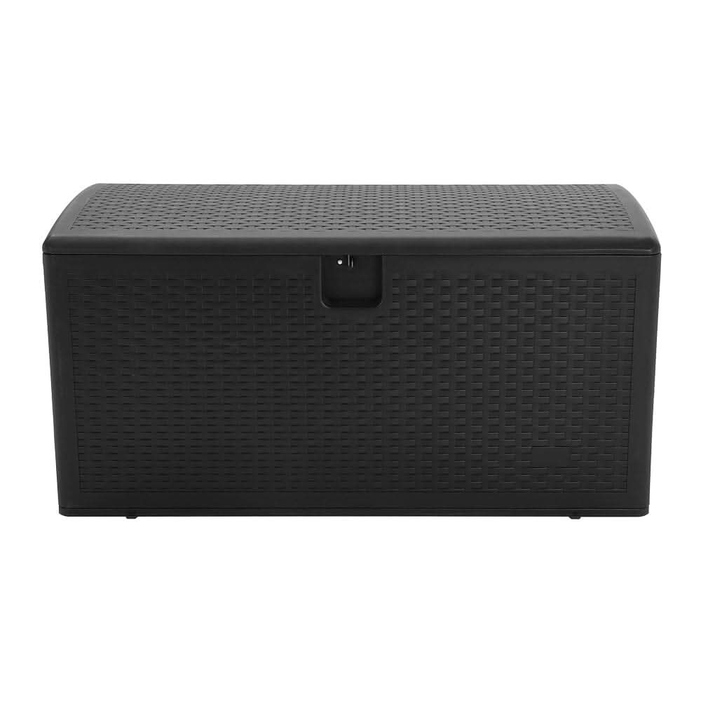 127cm W Rattan Garden Storage Outdoor Deck Box