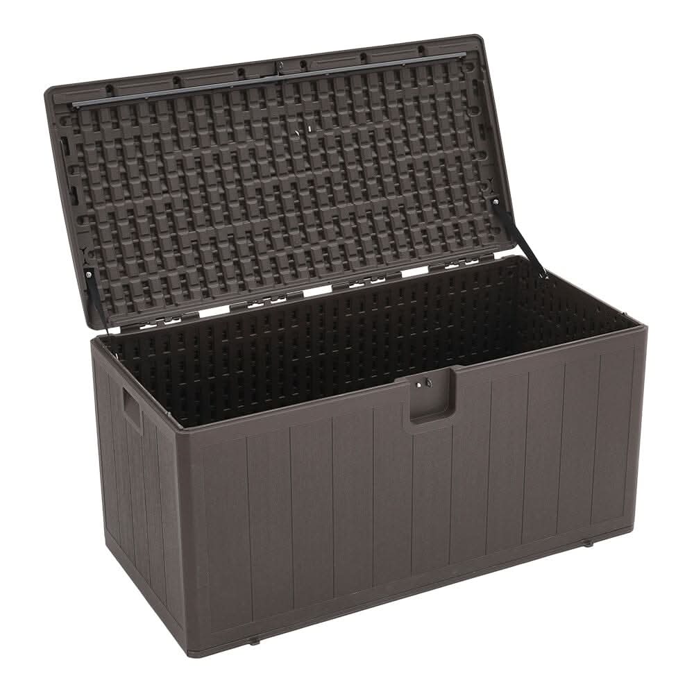 127cm W Rattan Garden Storage Outdoor Deck Box
