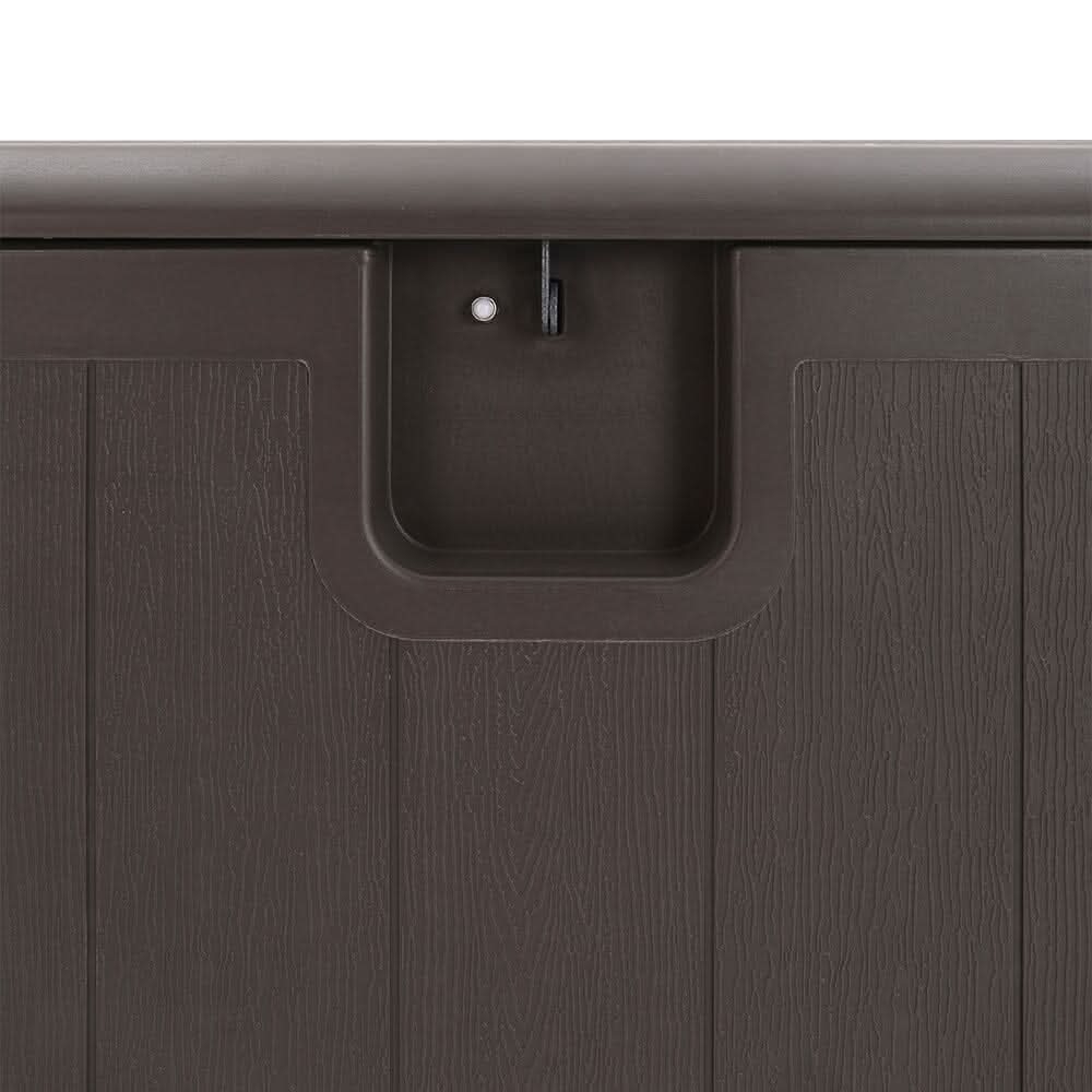 127cm W Rattan Garden Storage Outdoor Deck Box