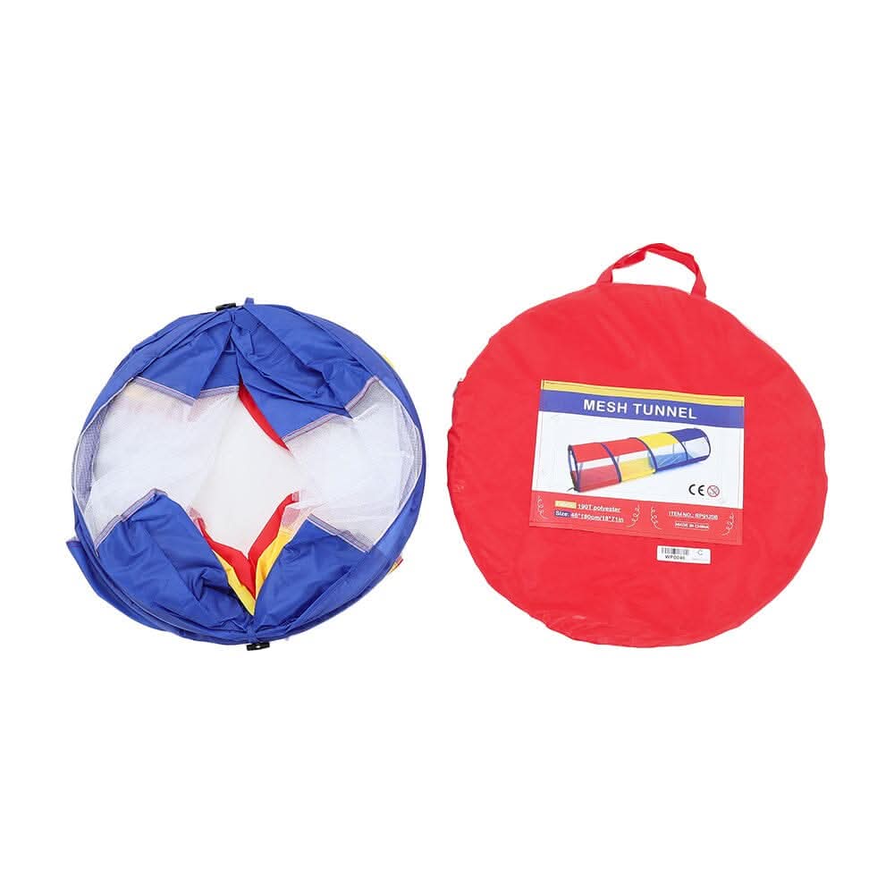 6FT Crawl Play Tunnel Pop-up Tunnel for Kids Multicoloured