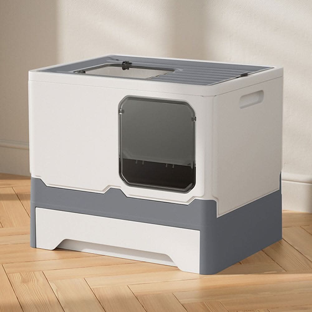 Anti Splash Enclosed Cat Litter Box
