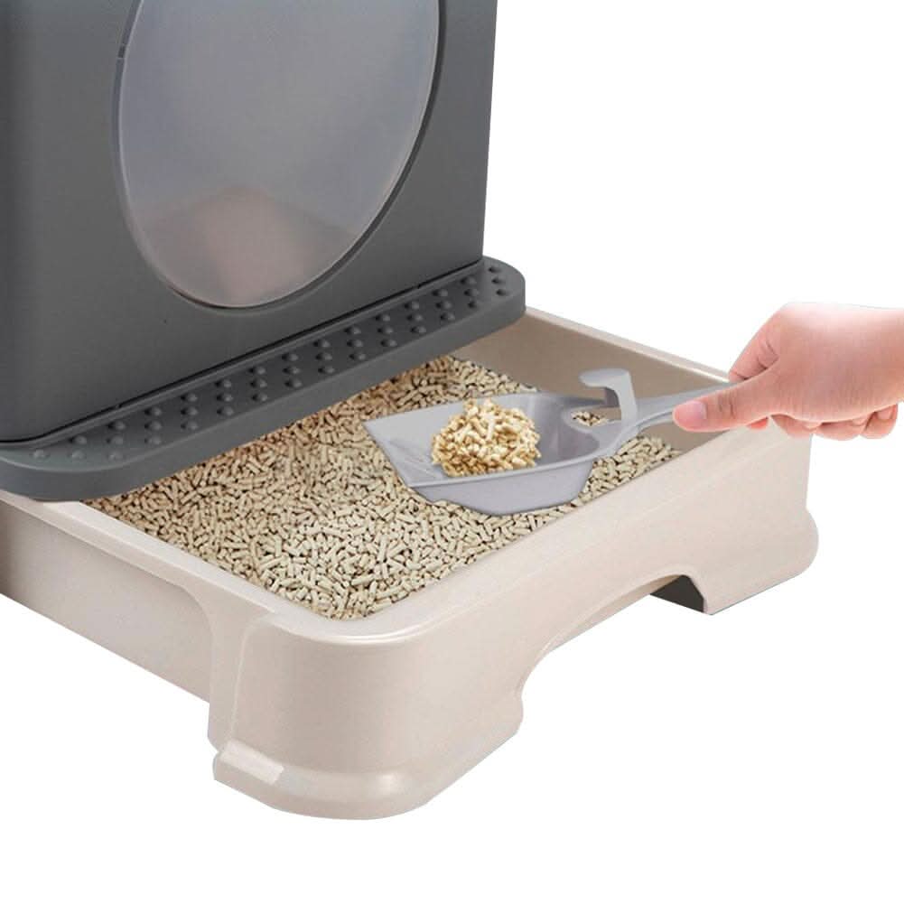 Full Enclosed Foldable Cat Litter Box