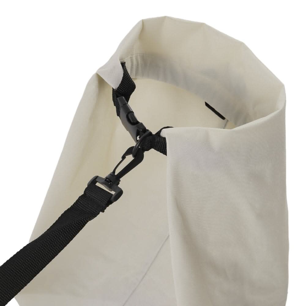 Off White Foldable Laundry Bag Oxford Cloth PE Coating