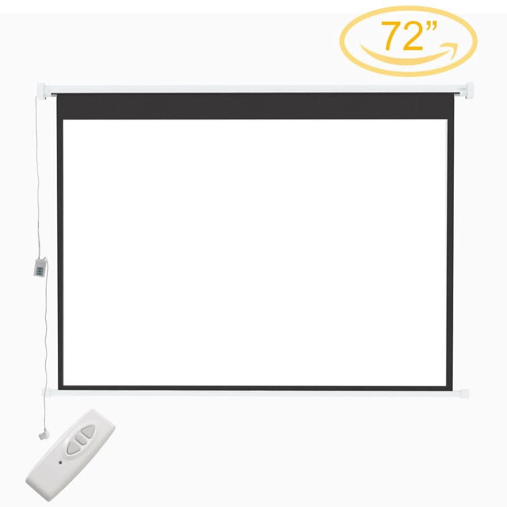 4:3 Wall Mount Electric Projector Screen for Home Theater Movie and Office