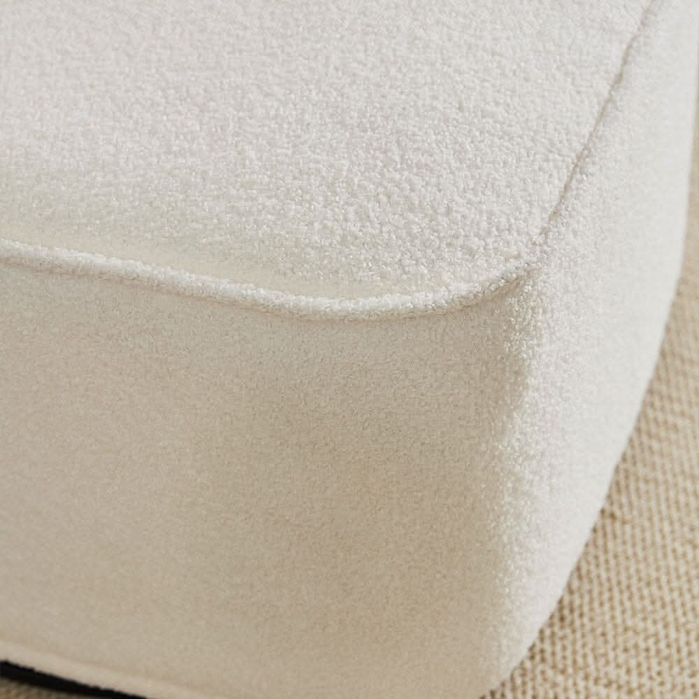 Chic Upholstered Swivel Chair