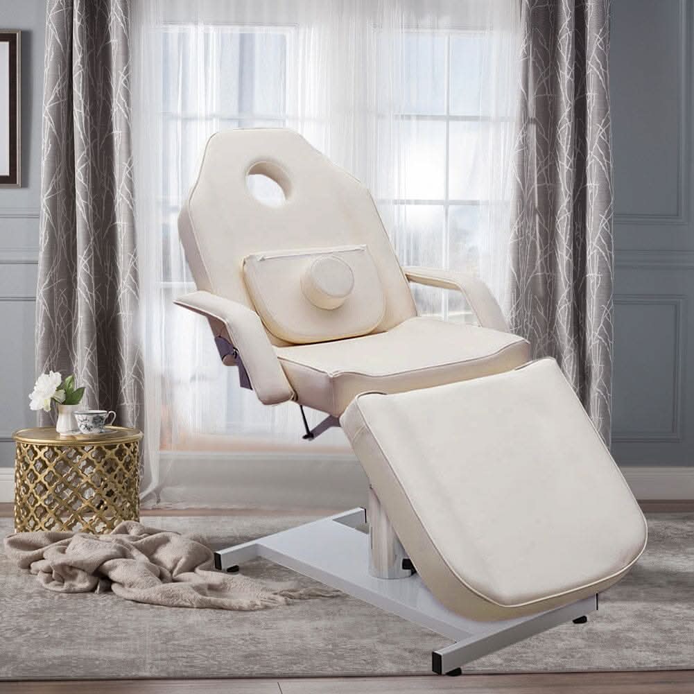 Adjustable PVC Leather Beauty Salon and SPA Treatment Bed