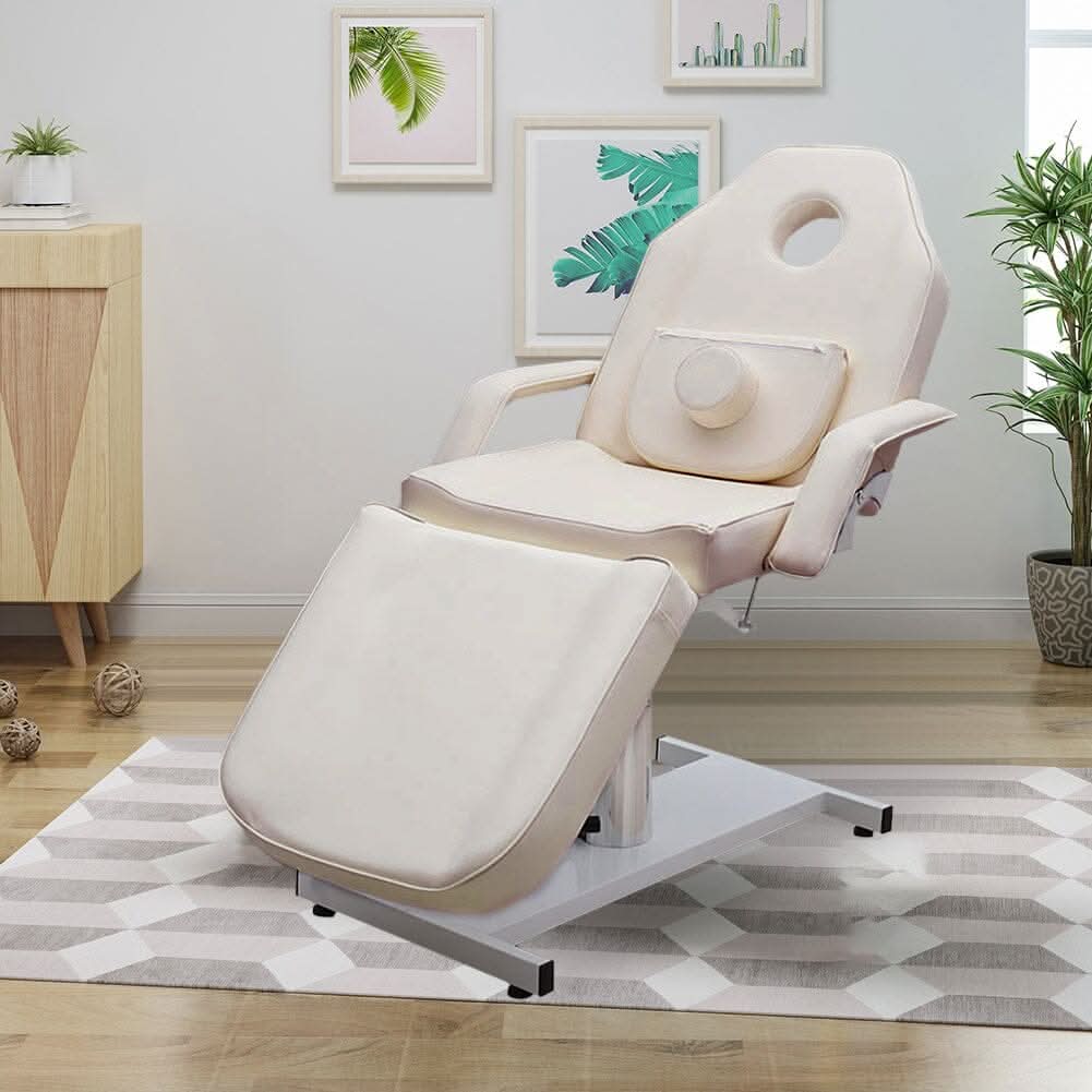 Adjustable PVC Leather Beauty Salon and SPA Treatment Bed