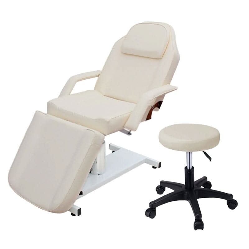 Adjustable PVC Leather Beauty Salon and SPA Treatment Bed