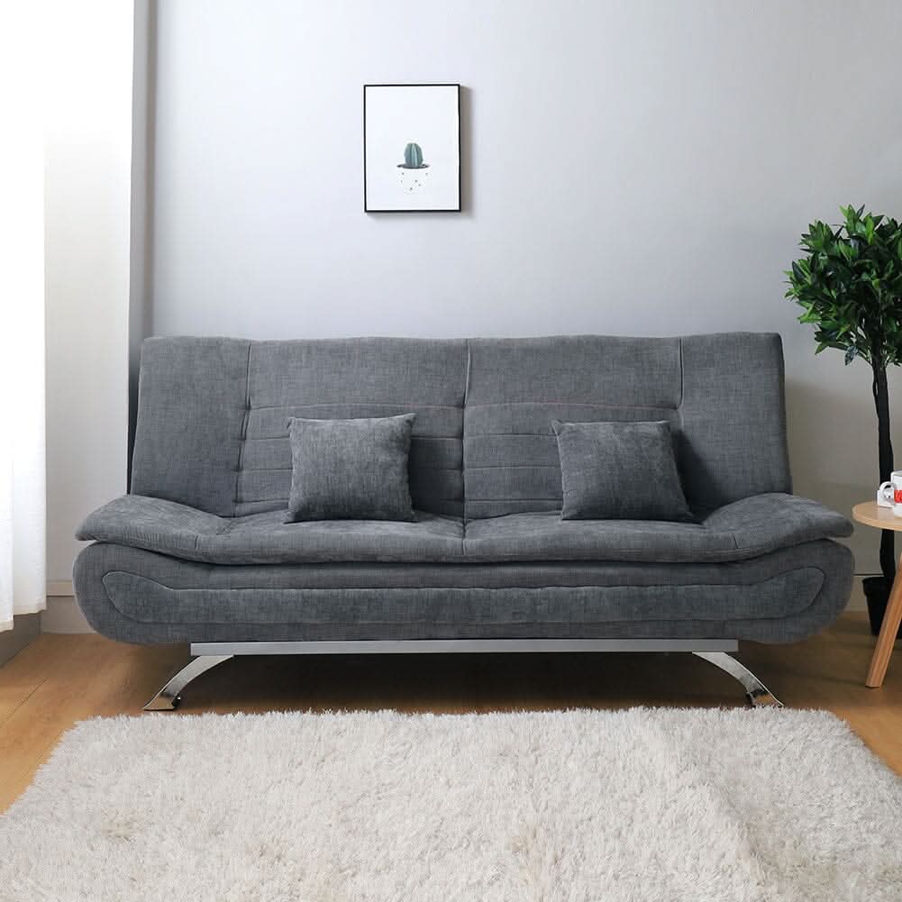 Shell Shaped Convertible Sofa Bed with Dual Functionality