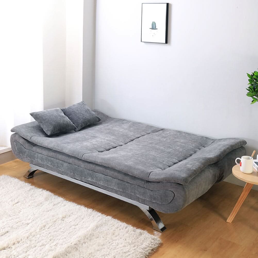 Shell Shaped Convertible Sofa Bed with Dual Functionality