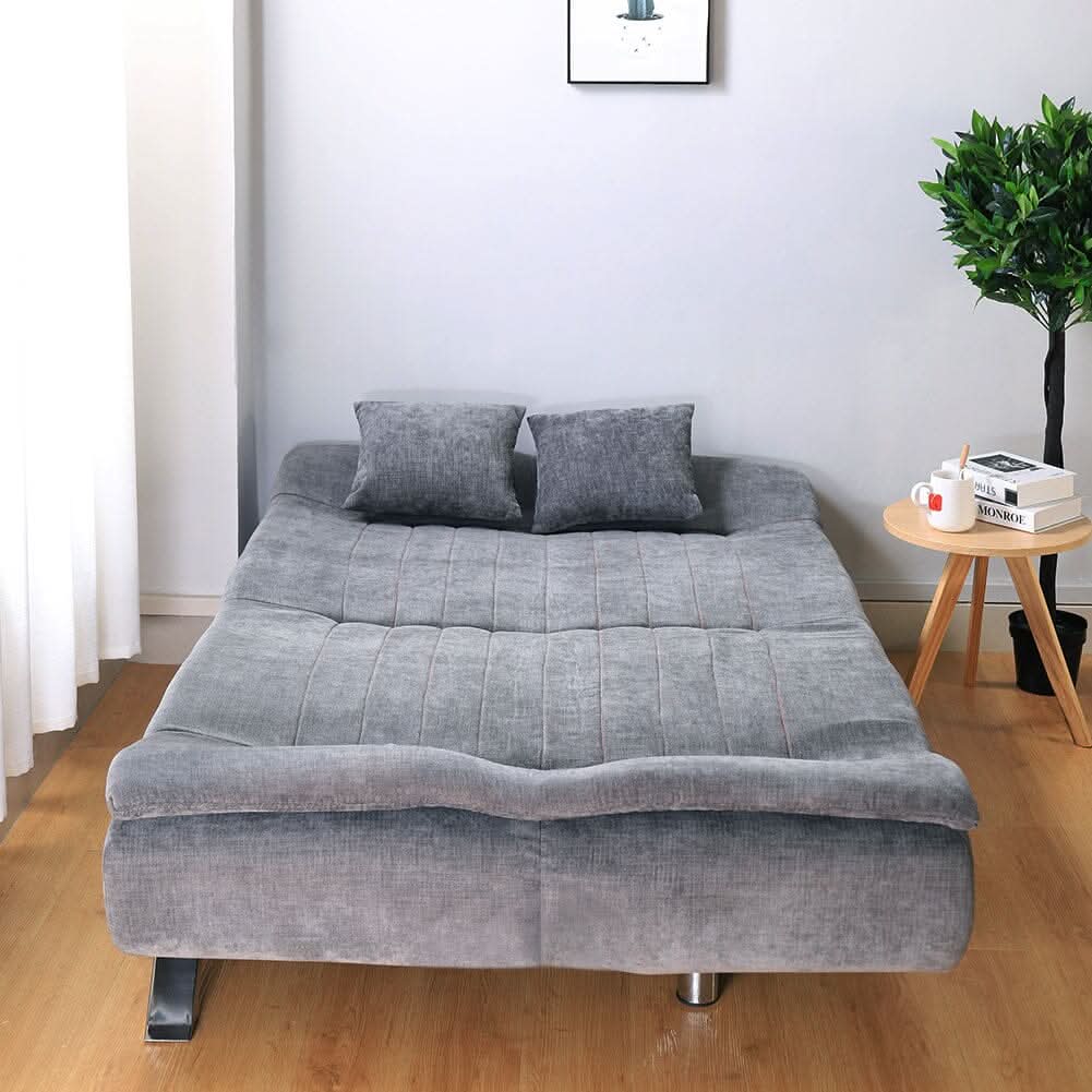Shell Shaped Convertible Sofa Bed with Dual Functionality